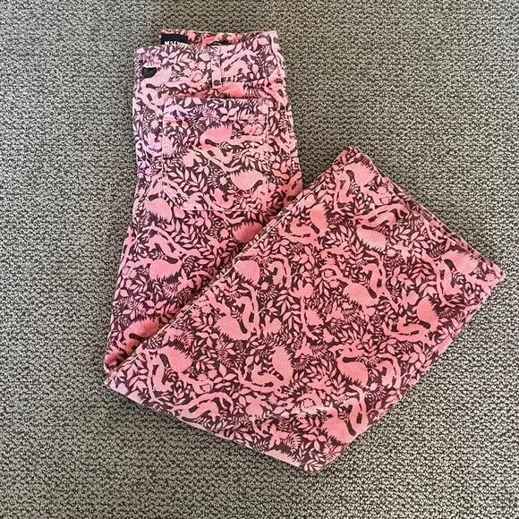 Anthropologie crushed velvet Collette pant - Picture 2 of 5